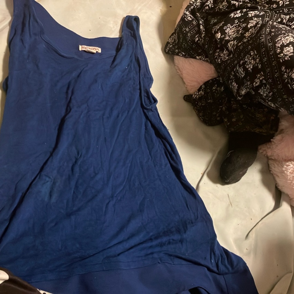 Blue tank top